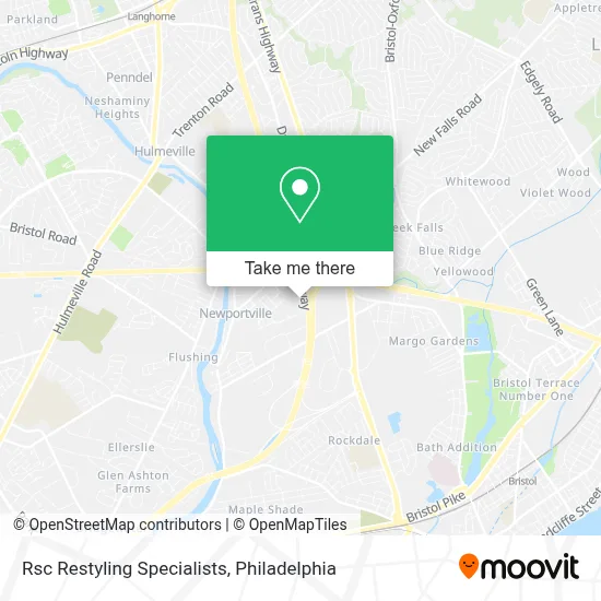 Rsc Restyling Specialists map