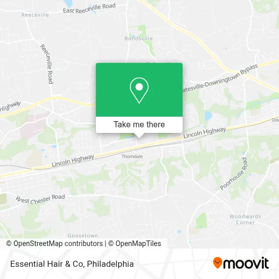 Essential Hair & Co map