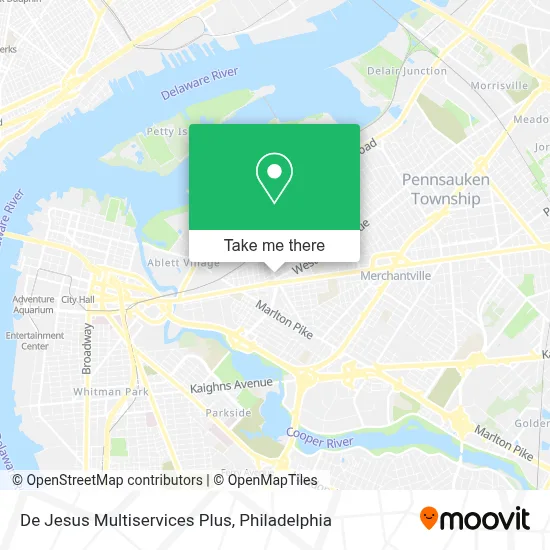De Jesus Multiservices Plus map