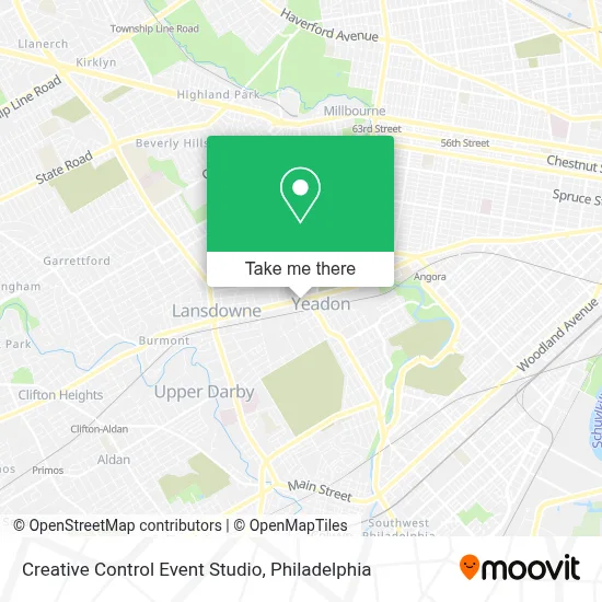 Creative Control Event Studio map