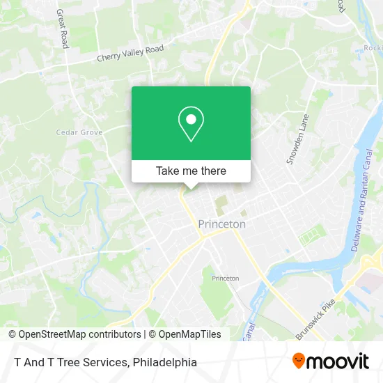 T And T Tree Services map
