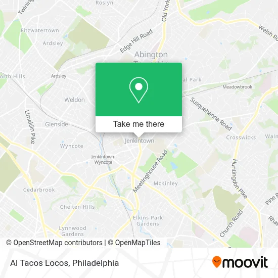 Al Tacos Locos map