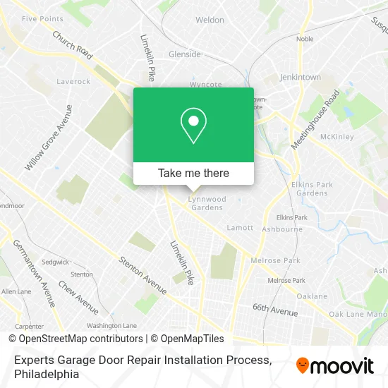 Experts Garage Door Repair Installation Process map