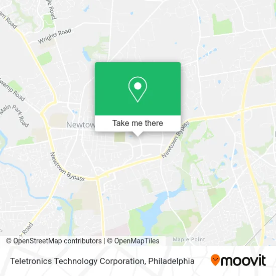 Teletronics Technology Corporation map
