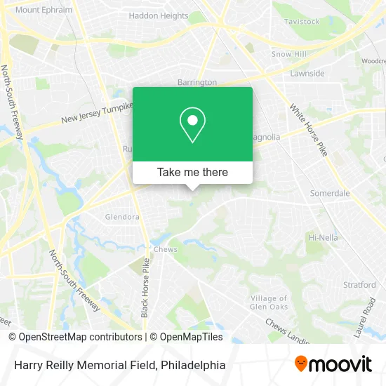 Harry Reilly Memorial Field map