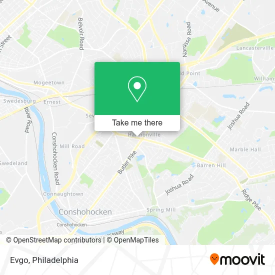 Evgo map