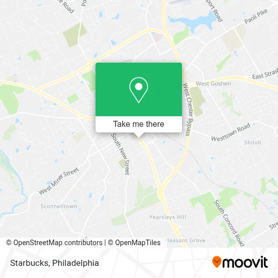 Starbucks map