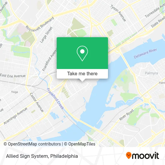 Allied Sign System map