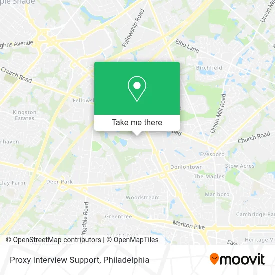 Proxy Interview Support map