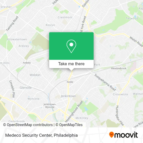 Medeco Security Center map