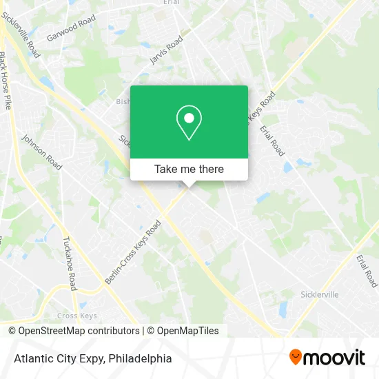 Atlantic City Expy map