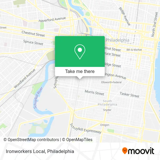 Ironworkers Local map
