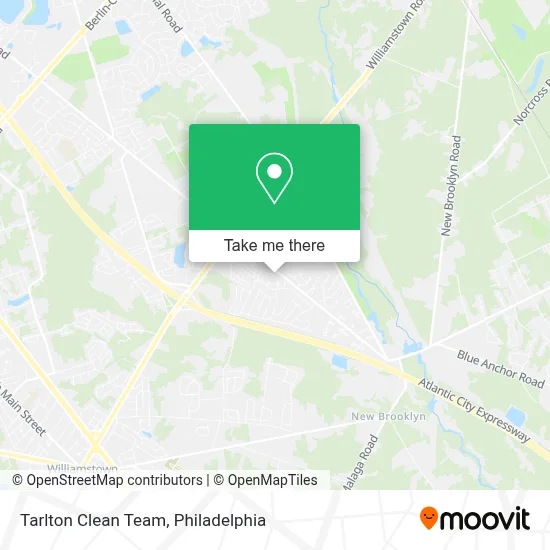 Tarlton Clean Team map