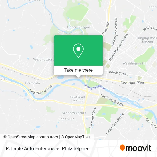 Reliable Auto Enterprises map