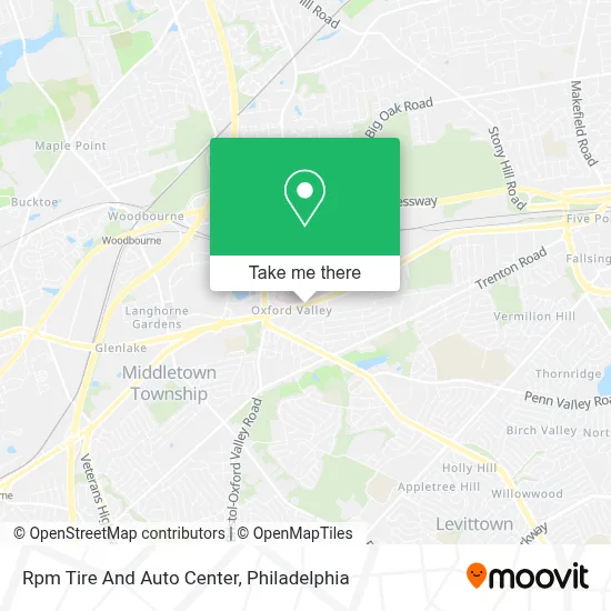 Rpm Tire And Auto Center map