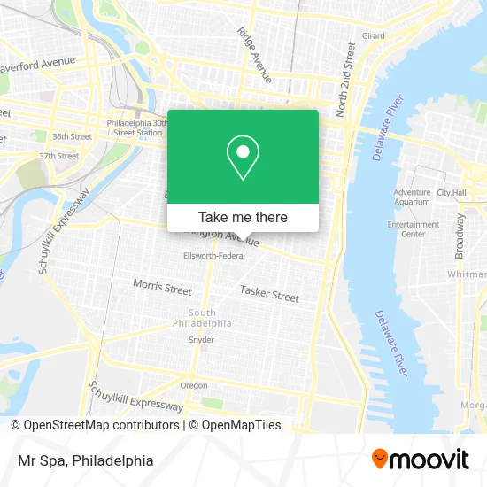 Mr Spa map