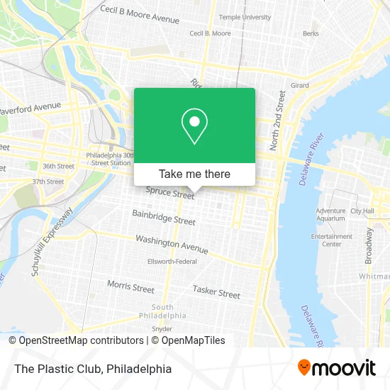 The Plastic Club map