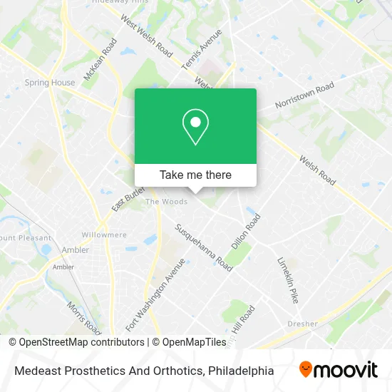Medeast Prosthetics And Orthotics map