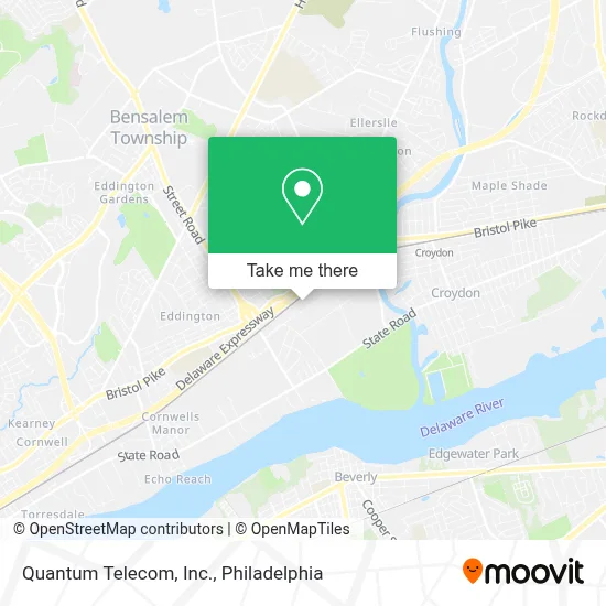 Quantum Telecom, Inc. map