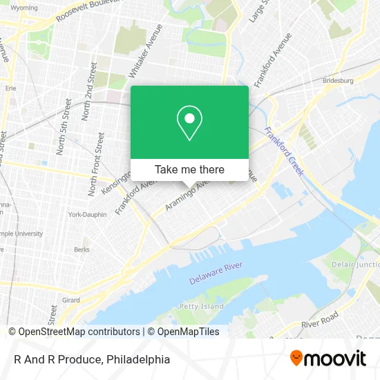 R And R Produce map