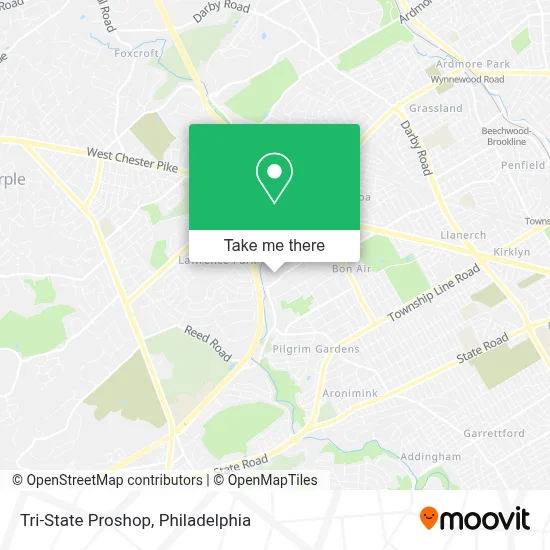 Tri-State Proshop map
