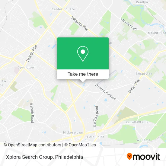 Xplora Search Group map