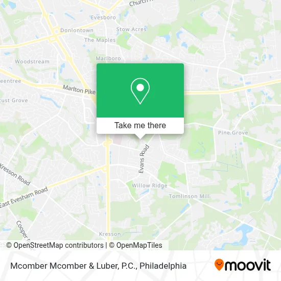 Mcomber Mcomber & Luber, P.C. map