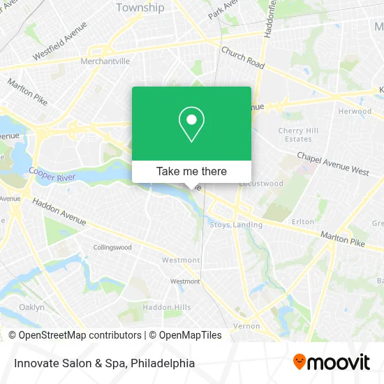 Innovate Salon & Spa map