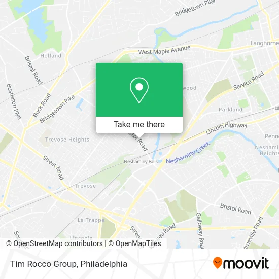 Tim Rocco Group map
