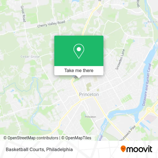 Basketball Courts map