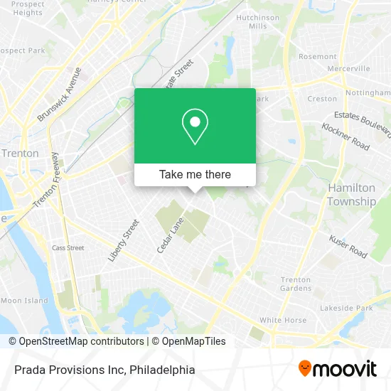 Prada Provisions Inc map
