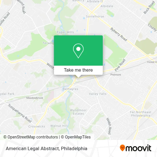 American Legal Abstract map