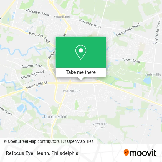 Refocus Eye Health map
