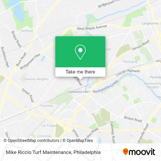 Mike Riccio Turf Maintenance map