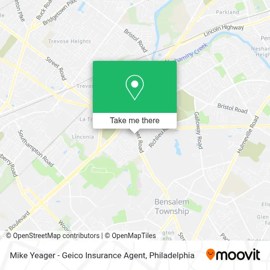 Mike Yeager - Geico Insurance Agent map