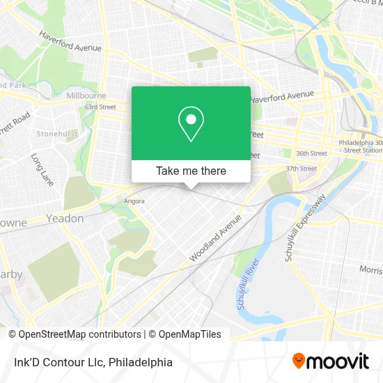 Ink’D Contour Llc map