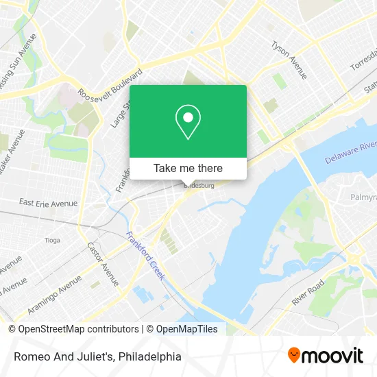Romeo And Juliet's map