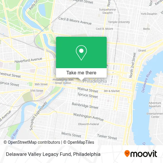 Delaware Valley Legacy Fund map