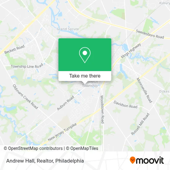 Andrew Hall, Realtor map