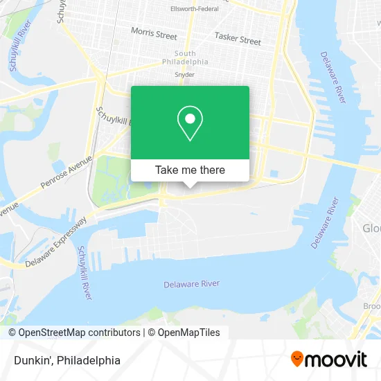 Dunkin' map