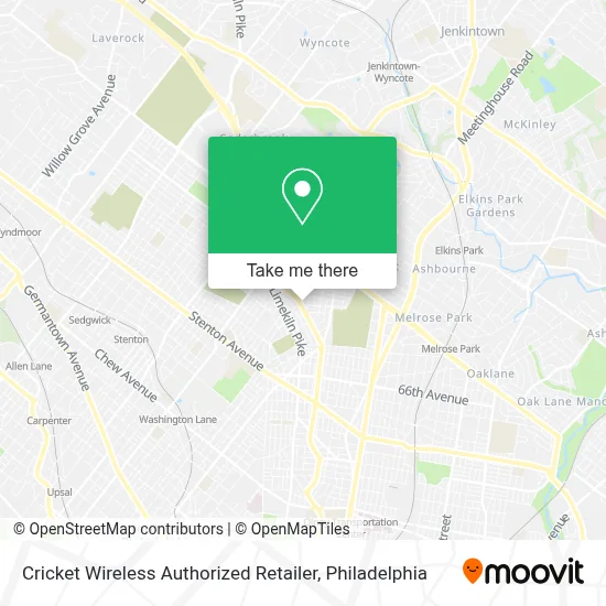 Cricket Wireless Authorized Retailer map