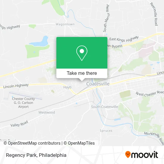 Regency Park map