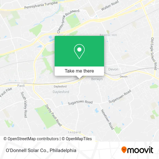 O'Donnell Solar Co. map