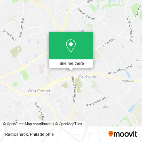 Radioshack map