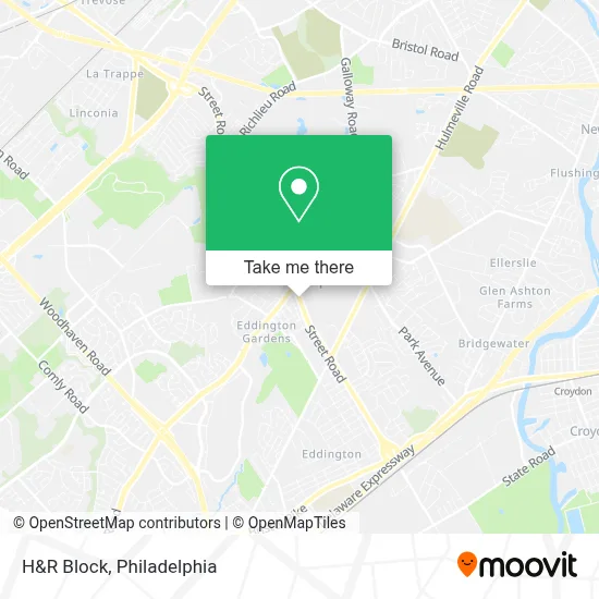 H&R Block map