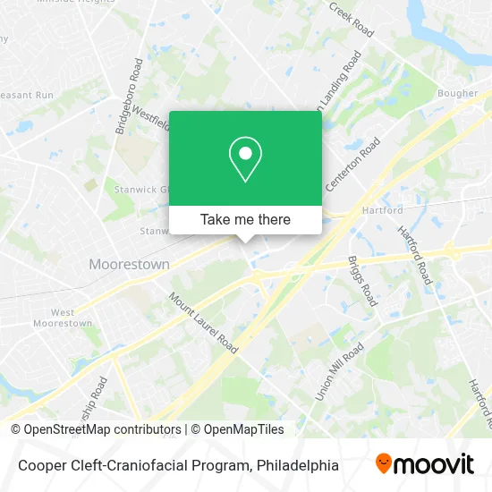 Cooper Cleft-Craniofacial Program map