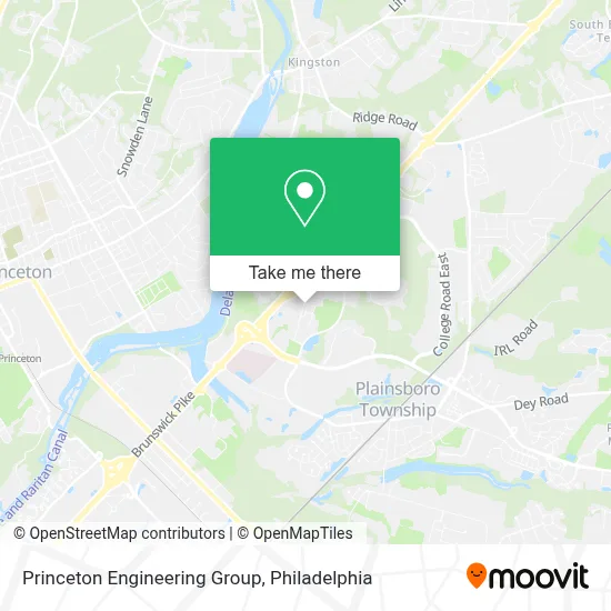 Princeton Engineering Group map