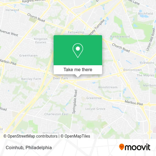 Coinhub map