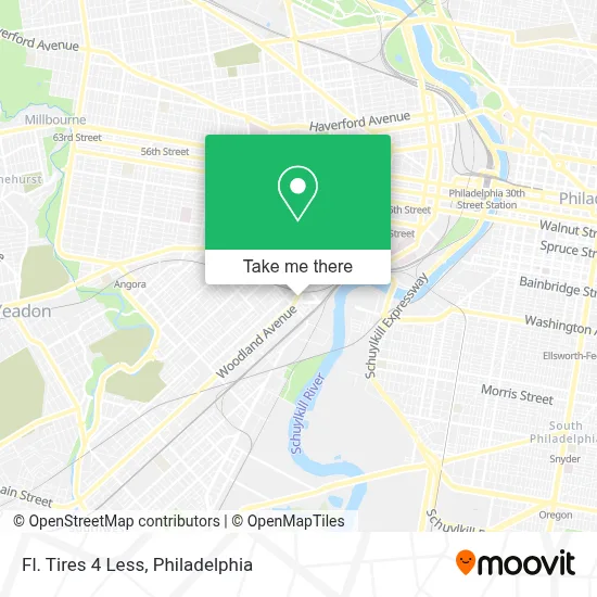 Fl. Tires 4 Less map