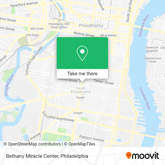 Bethany Miracle Center map